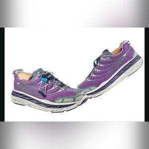 Hoka One One Womens Stinson Tarmac 20609-019 Trail Running Shoes Sneakers 8.5